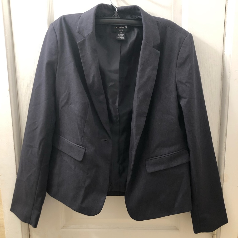 Liz Claiborne Dark Grey Blazer